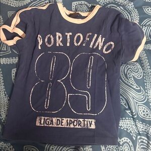 Baby Tee, Navy blue portifino